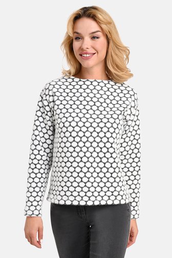 Pull doux avec motif à pois	 de Bicalla pour Femmes