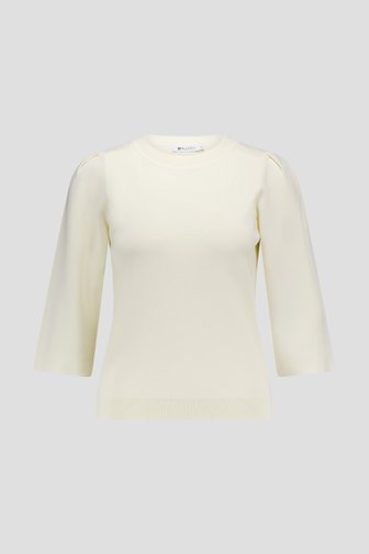 Pull écru à col rond de D'Auvry pour Femmes