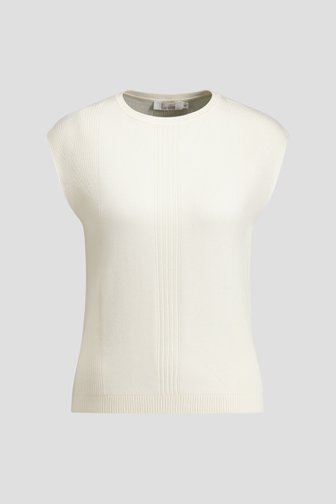 Photo produit 1 de Pull écru à manches courtes de Liberty Loving nature pour Femmes