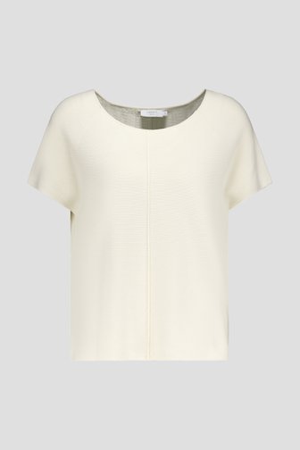 Pull écru finement tricoté de Liberty Island pour Femmes