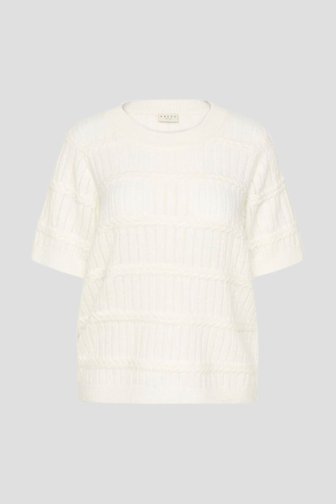 Photo produit 1 de Pull ecru de Kaffe Curve pour Femmes