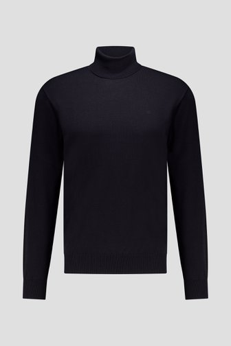 Photo produit 1 de Pull en coton à col roulé - noir de Dansaert Blue pour Hommes