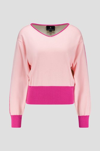 Pull en maille fine dans des tons roses de AC by Annelien Coorevits pour Femmes