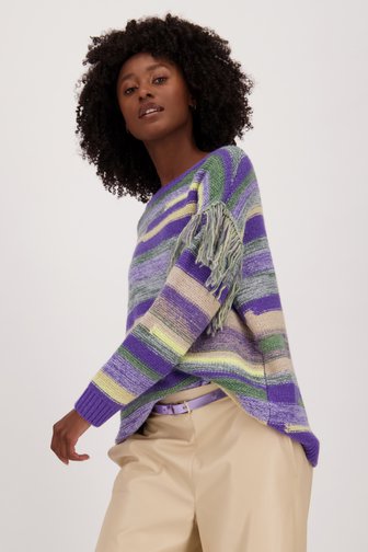 Pull en tricot multicolore, Femmes, Marque: Louise