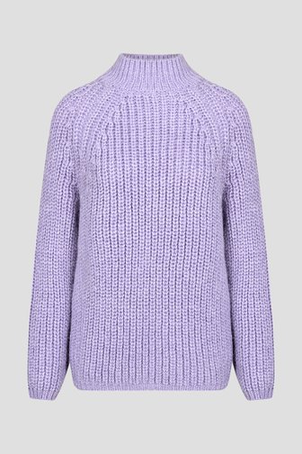Pull en tricot violet clair de Bicalla pour Femmes