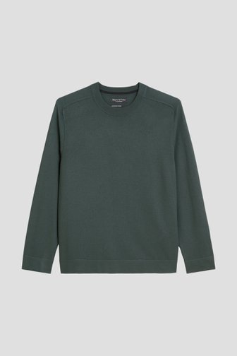 Photo produit 1 de Pull fin vert-gris  de Marc O'Polo pour Hommes