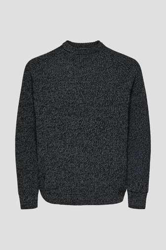 Photo produit 1 de Pull gris à col rond de Only & Sons pour Hommes