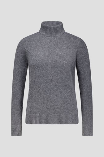 Photo produit 1 de Pull gris à col roulé de Liberty Island pour Femmes