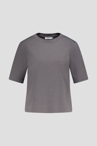 Photo produit 1 de Pull gris à manches courtes de Liberty Island pour Femmes