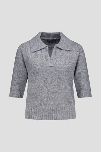 Photo produit 1 de Pull gris à paillettes de Geisha pour Femmes