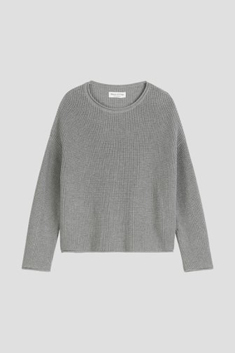 Photo produit 1 de Pull gris en maille de Marc O'Polo pour Femmes