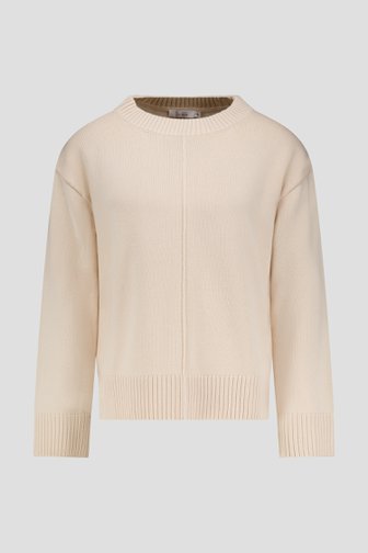 Le devant de Pull jaune-beige de Liberty Loving nature pour Femmes