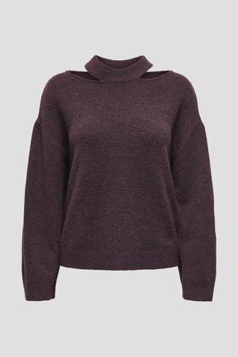 Photo produit 1 de Pull noir avec encolure cut-out de JDY pour Femmes