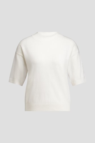 Le devant de Pull rayé écru avec laine de Liberty Loving nature pour Femmes