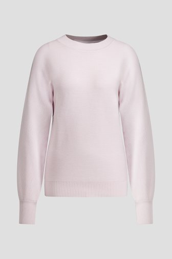 Le devant de  Pull rose à col rond de D'Auvry pour Femmes