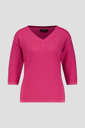 Photo produit 1 de Pull rose avec paillettes de Claude Arielle pour Femmes