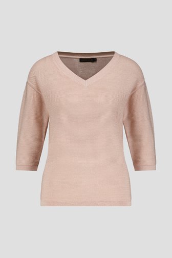 Photo produit 1 de Pull rose avec paillettes de Claude Arielle pour Femmes