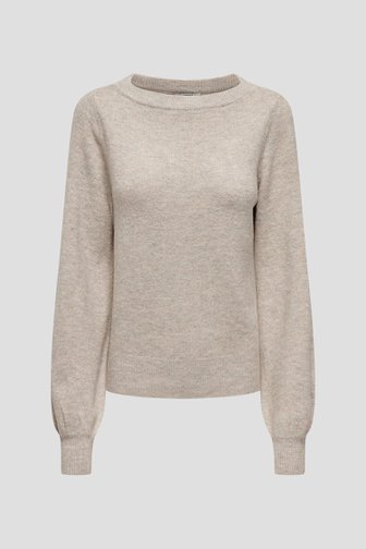 Le devant de Pull scintillant gris clair de JDY pour Femmes