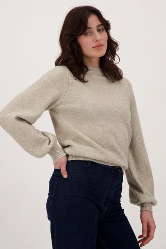 Le devant de Pull scintillant gris clair de JDY pour Femmes