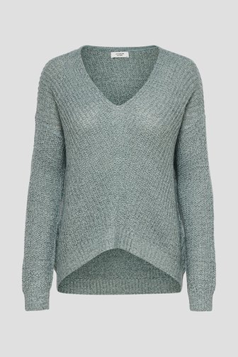 Pull tricoté gris-bleu de JDY pour Femmes
