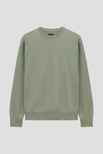 Photo produit 1 de Pull vert fin en coton de Bluefields pour Hommes