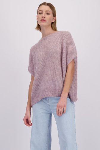 Pull violet sans manches