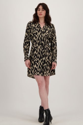 Le devant de Robe beige à imprimé noir de JDY pour Femmes