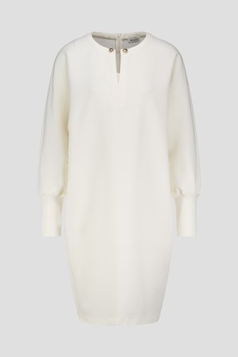 Le devant de Robe blanche à manches longues de D'Auvry pour Femmes