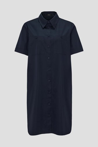 Robe chemise à manches courtes bleu foncé de Opus pour Femmes