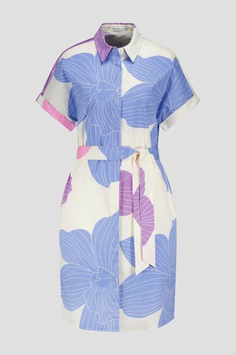 Robe chemise avec imprimé floral lilas et bleu de D'Auvry pour Femmes
