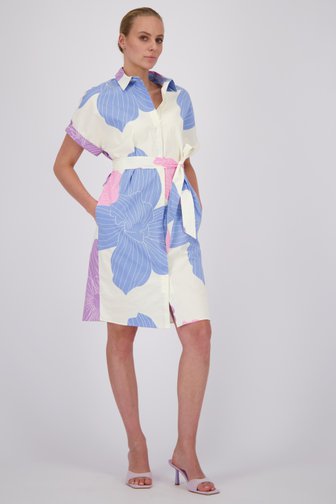 Robe chemise avec imprimé floral lilas et bleu de D'Auvry pour Femmes