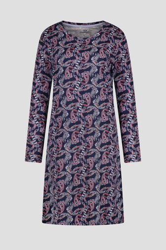 Robe de nuit bleue à imprimé paisley de GOTZB pour Femmes