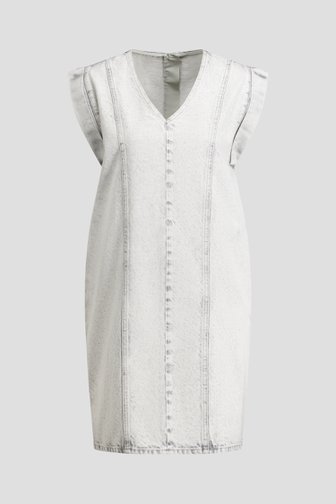 Le devant de Robe en jean grise sans manches de Louise pour Femmes