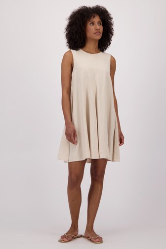 Robe évasée beige clair en lin de JDY pour Femmes
