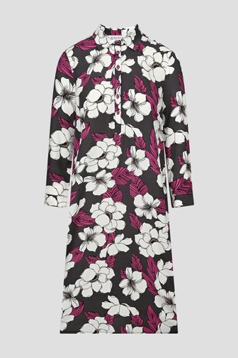 Robe gris foncé à imprimé floral de Bicalla pour Femmes