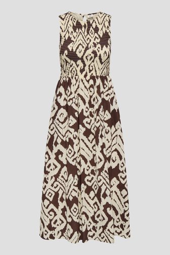 Photo produit 1 de Robe longue à imprimé beige-marron de JDY pour Femmes