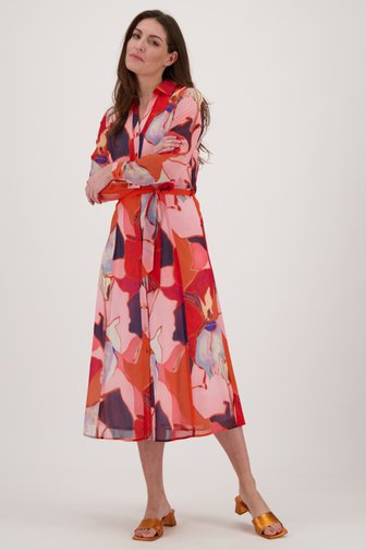 Robe longue avec imprimé coloré de Claude Arielle pour Femmes