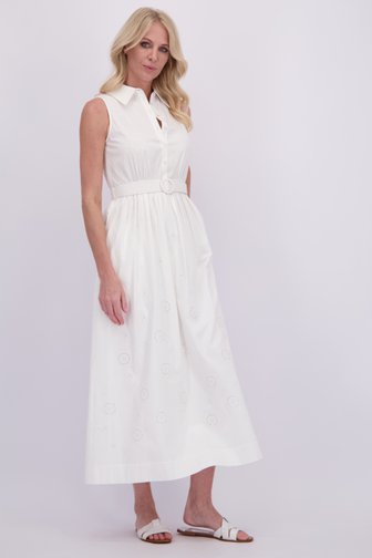 Le devant de Robe longue blanche de AC by Annelien Coorevits pour Femmes