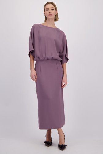 Le devant de Robe longue violette de D'Auvry pour Femmes