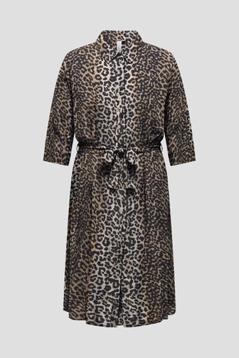 Robe midi à imprimé léopard de Only Carmakoma pour Femmes