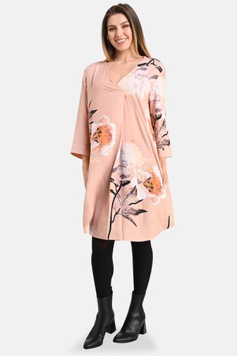 Robe rose pâle à imprimé floral de Bicalla pour Femmes