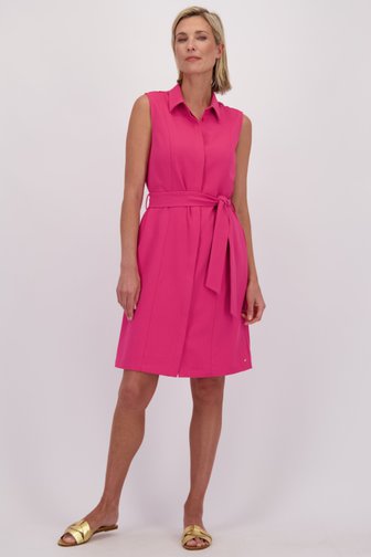 Le devant de Robe rose sans manches de Claude Arielle pour Femmes