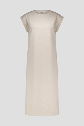 Le devant de Robe T-shirt beige  de Libelle pour Femmes