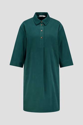 Le devant de Robe vert foncé à manches 3/4 de Liberty Loving nature pour Femmes