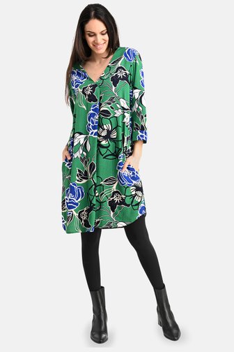 Robe verte à imprimé floral de Bicalla pour Femmes