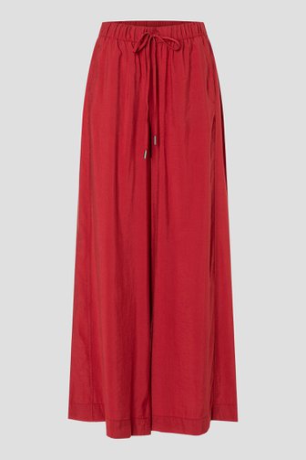 Productfoto 1 van Rode broek met elastische tailleband door More & More voor Dames
