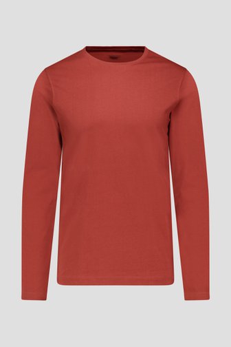 Productfoto 1 van Roestbruin T-shirt met lange mouwen door Liberty Island voor Heren