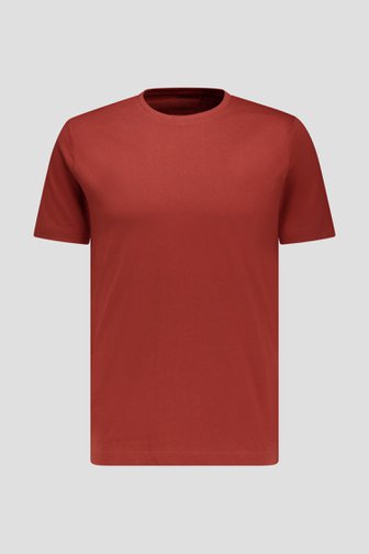 Productfoto 1 van Roestkleurig T-shirt met ronde hals door Liberty Island voor Heren