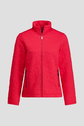 Productfoto 1 van Rood vestje met bladermotief door Signature voor Dames