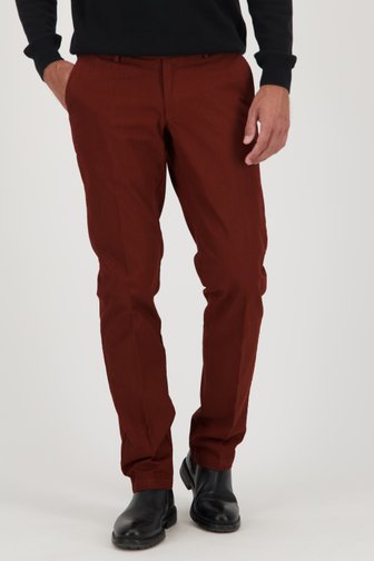 Brassville Roodbruine chino - Louisiana - Regular fit